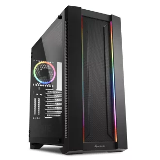 Sharkoon ELITE SHARK CA200M Midi Tower Fekete
