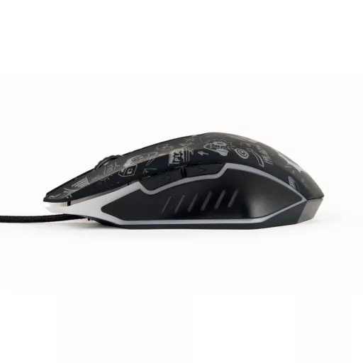 Gembird MUS-6B-GRAFIX-01 egér Irodai Jobbkezes USB A típus Optikai 3600 DPI