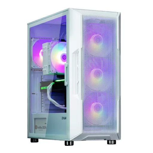 Zalman I3 NEO ARGB WHITE Midi Tower Fehér