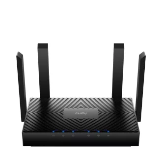   Cudy WR3000 vezetéknélküli router Gigabit Ethernet Kétsávos (2,4 GHz / 5 GHz) Fekete