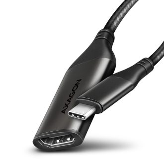   Axagon RVC-HI2M video átalakító kábel 0,25 M USB C-típus HDMI Fekete