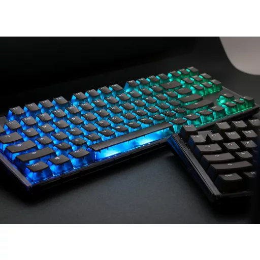 Ducky One 3 Aura TKL billentyűzet Játék USB QWERTY Nemzetközi amerikai Fekete