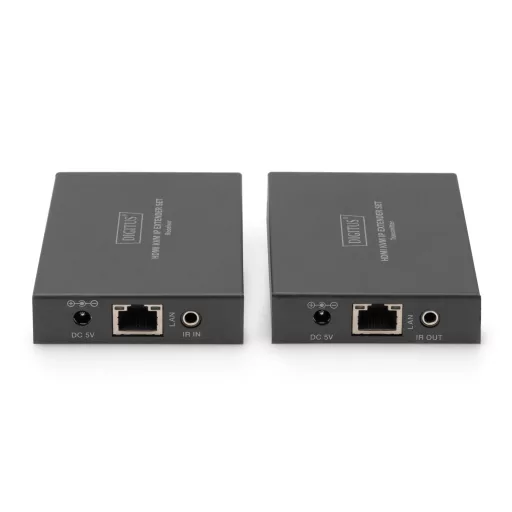 Digitus DS-55507 audió/videó jeltovábbító AV adó- és vevőegység