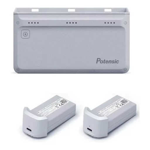 Potensic ATOM Charging Hub with Two Batteries