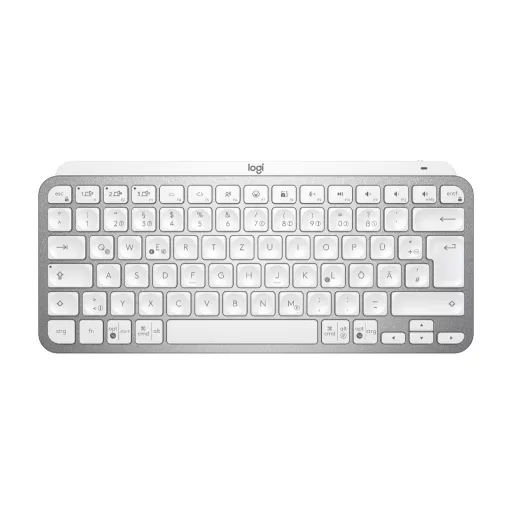 Logitech 920-010480 billentyűzet Irodai RF vezeték nélküli + Bluetooth QWERTZ Német Szürke