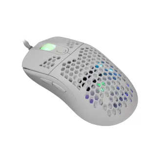   White Shark GALAHAD White egér Játék Kétkezes USB A típus Optikai 7200 DPI