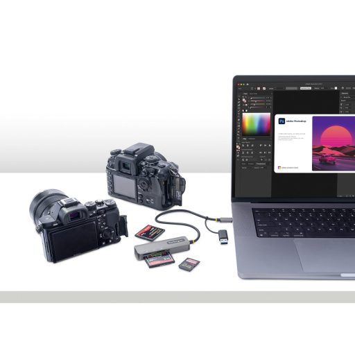 StarTech.com FCREADMICRO3V2 kártyaolvasó USB 3.2 Gen 1 (3.1 Gen 1) Type-C Szürke