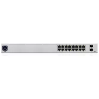   Ubiquiti UniFi 16-Port PoE Vezérelt L2/L3 Gigabit Ethernet (10/100/1000) Ethernet-áramellátás (PoE) támogatása 1U Ezüst