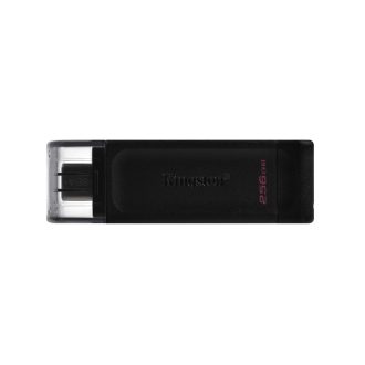   Kingston Technology DataTraveler 70 USB flash meghajtó 256 GB USB C-típus 3.2 Gen 1 (3.1 Gen 1) Fekete