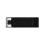 Kingston Technology DataTraveler 70 USB flash meghajtó 256 GB USB C-típus 3.2 Gen 1 (3.1 Gen 1) Fekete