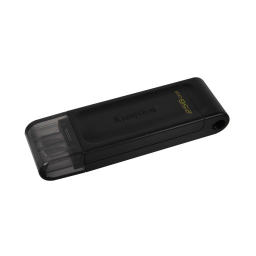 Kingston Technology DataTraveler 70 USB flash meghajtó 256 GB USB C-típus 3.2 Gen 1 (3.1 Gen 1) Fekete