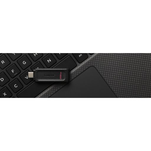 Kingston Technology DataTraveler 70 USB flash meghajtó 256 GB USB C-típus 3.2 Gen 1 (3.1 Gen 1) Fekete
