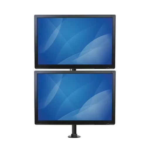 StarTech.com ARMDUALV asztali TV konzol 68,6 cm (27") Fekete