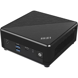   MSI CUBI N ADL S-225BEU PC/munkaállomás alapgép 0,69 liter méretű számítógép Fekete N100