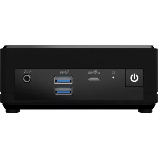 MSI CUBI N ADL S-225BEU PC/munkaállomás alapgép 0,69 liter méretű számítógép Fekete N100