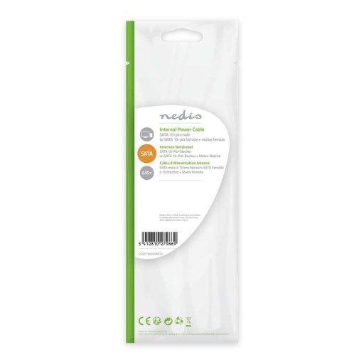 Nedis CCGP73555VA015 belső tápkábel 0,15 M