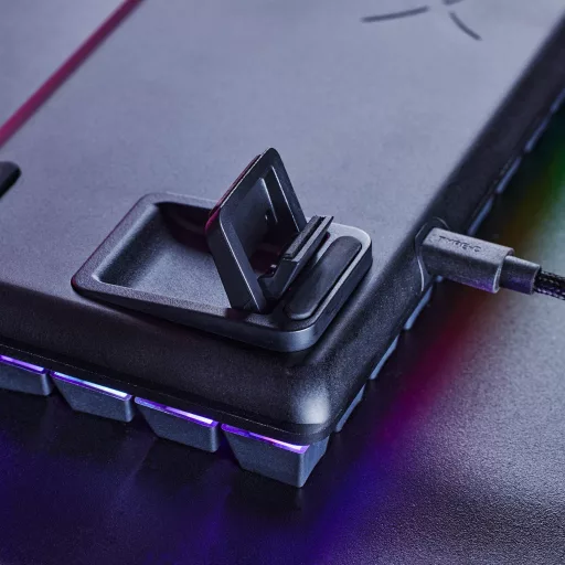 HyperX Alloy Origins 65 - Mechanical Gaming Keyboard - HX Red (USLayout) (HKBO1T-RD-US/N) billentyűzet Játék USB Fekete