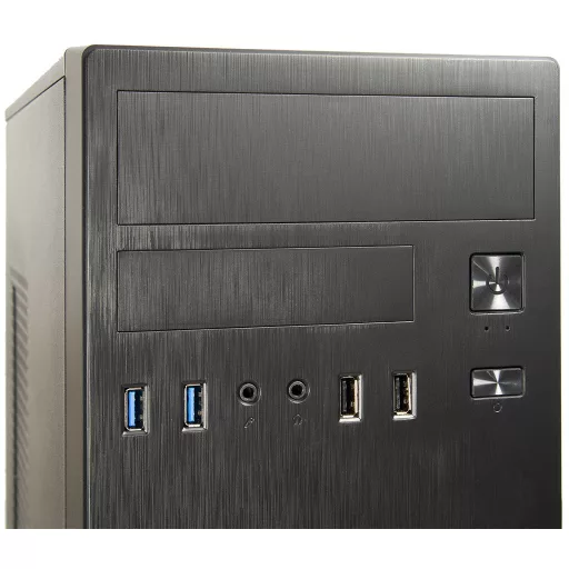 Inter-Tech IT-2812 Business Midi Tower Fekete