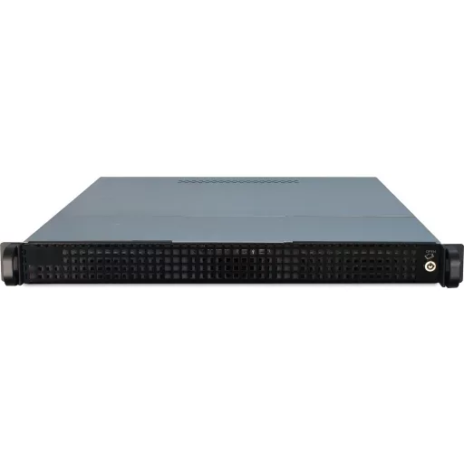 Inter-Tech IPC 1U-10255 Rack Fekete
