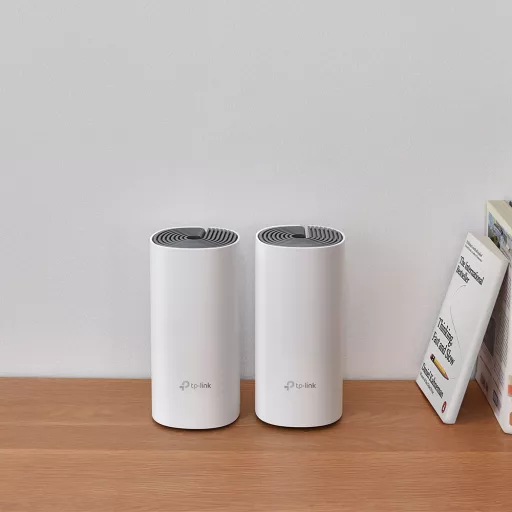 TP-Link Deco E4 (2-pack) Kétsávos (2,4 GHz / 5 GHz) Wi-Fi 5 (802.11ac) Fehér, Szürke Belső