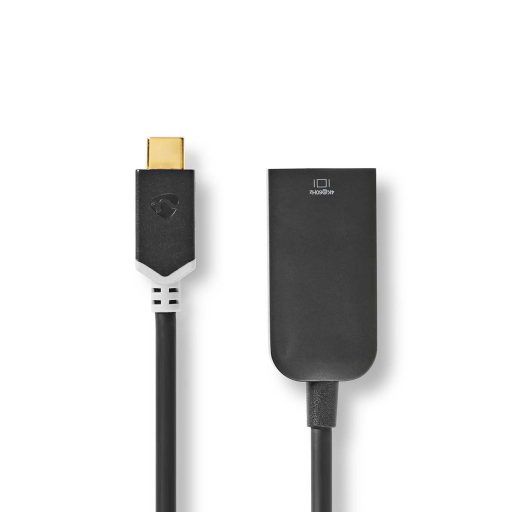 Nedis CCBW64652AT02 video átalakító kábel 0,2 M USB C-típus HDMI Antracit