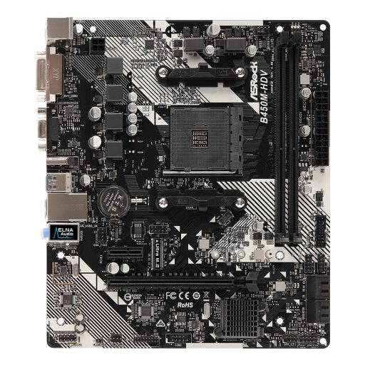 Asrock B450M-HDV R4.0 AMD B450 AM4 foglalat Micro ATX