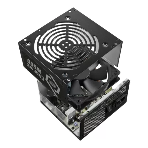 Cooler Master Elite NEX White 500 500 W 24-pin ATX ATX Fekete