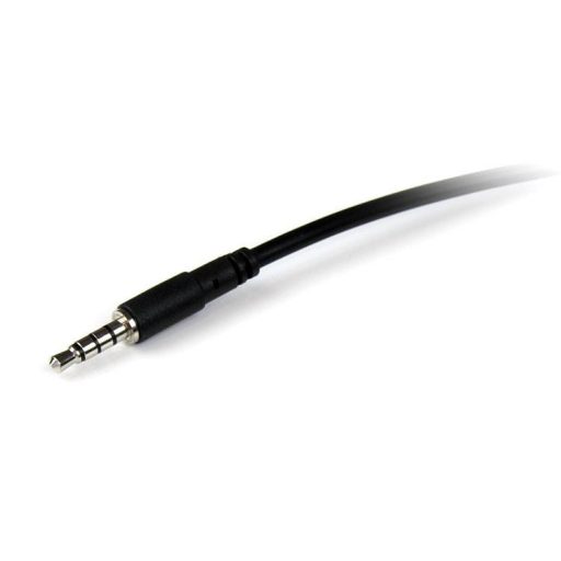 StarTech.com 1m 3.5mm/3.5mm audio kábel Fekete