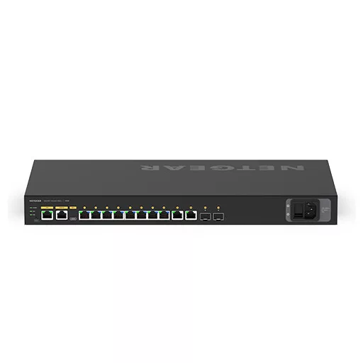 NETGEAR M4250-10G2XF-PoE++ Vezérelt L2/L3 Gigabit Ethernet (10/100/1000) Ethernet-áramellátás (PoE) támogatása 1U Fekete