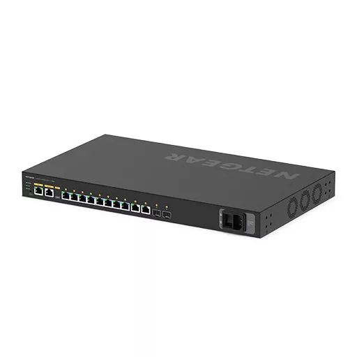 NETGEAR M4250-10G2XF-PoE++ Vezérelt L2/L3 Gigabit Ethernet (10/100/1000) Ethernet-áramellátás (PoE) támogatása 1U Fekete