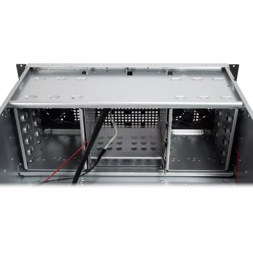 Inter-Tech 4U 40255 Rack Fekete, Szürke