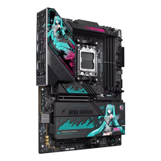 ASUS ROG STRIX X870E-H GAMING WIFI7 HATSUNE MIKU EDITION AMD X870E Socket AM5 ATX