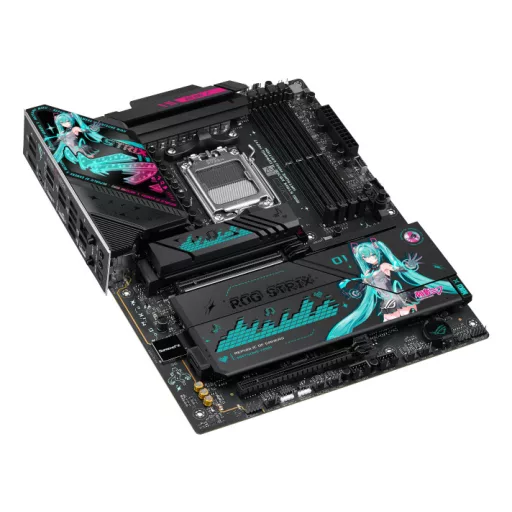 ASUS ROG STRIX X870E-H GAMING WIFI7 HATSUNE MIKU EDITION AMD X870E Socket AM5 ATX