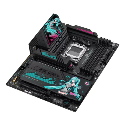 ASUS ROG STRIX X870E-H GAMING WIFI7 HATSUNE MIKU EDITION AMD X870E Socket AM5 ATX