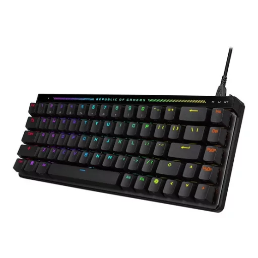 ASUS M605 ROG FALCHION ACE HFX/HFX/US/PBT billentyűzet Játék USB QWERTY Nemzetközi amerikai Fekete