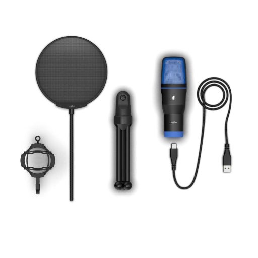 uRage Stream 410 HD Fekete Asztali mikrofon