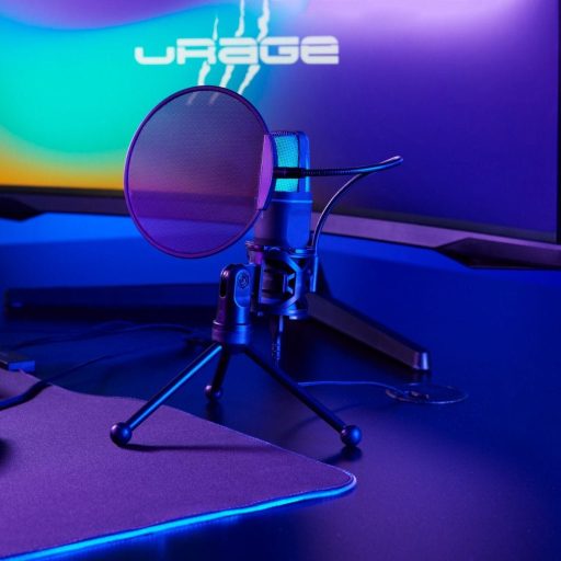 uRage Stream 410 HD Fekete Asztali mikrofon