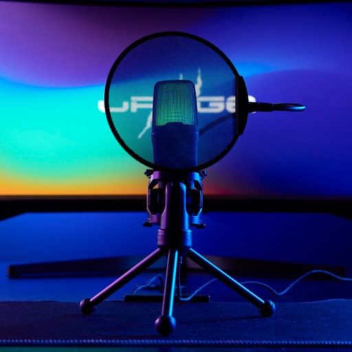 uRage Stream 410 HD Fekete Asztali mikrofon