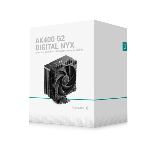 DeepCool AK400 G2 Digital NYX Processzor Hűtő 12 cm Fekete 1 db