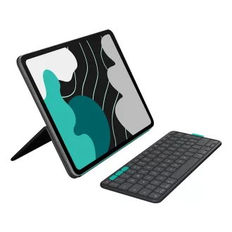 Logitech Flip Folio QWERTY Északi Bluetooth Grafit