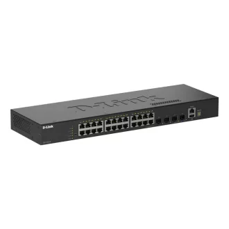   D-Link DGS-1530-28/E hálózati kapcsoló Vezérelt L2 Gigabit Ethernet (10/100/1000) Fekete