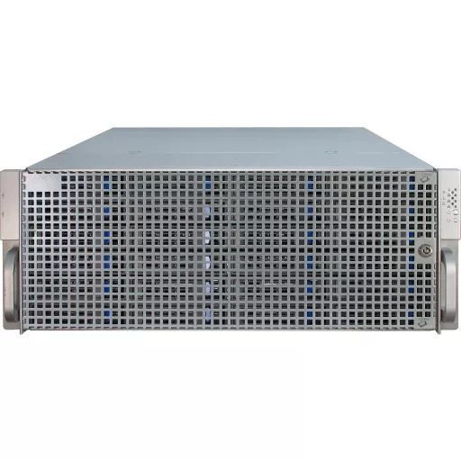 Inter-Tech 4U-4424 Rack Fekete, Ezüst