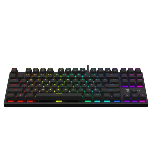Savio SAVGK-TEMPEST X2 BLUE billentyűzet Játék USB QWERTY Fekete