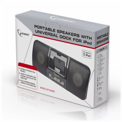 Gembird SPK321i 2.0 csatornák 3 W Fekete