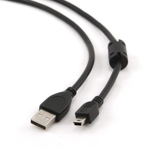 Gembird 1.8m USB 2.0 A/mini-USB USB kábel 1,8 M USB A Mini-USB B Fekete