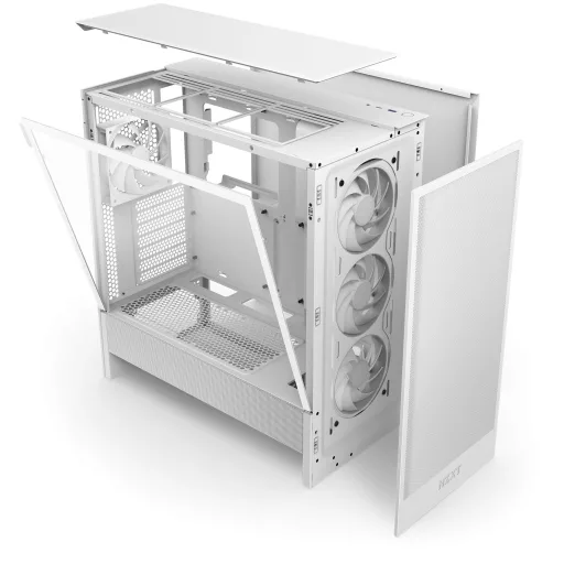 NZXT H5 Flow Midi Tower Fehér