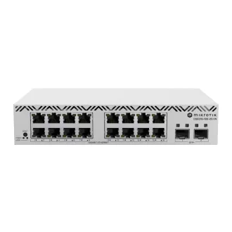   Mikrotik CSS318-16G-2S+IN hálózati kapcsoló Vezérelt Gigabit Ethernet (10/100/1000) Fehér