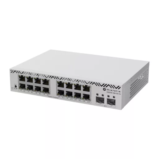 Mikrotik CSS318-16G-2S+IN hálózati kapcsoló Vezérelt Gigabit Ethernet (10/100/1000) Fehér