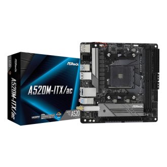 Asrock A520M-ITX/ac AM4 foglalat Micro ATX