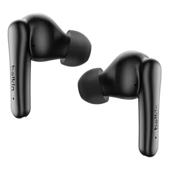   Belkin SoundForm Rhythm Headset Vezetékes és vezeték nélküli Hallójárati Hívás/zene USB C-típus Bluetooth Fekete